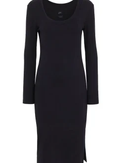 Chill Knit Tight Long-Sleeve Midi dress