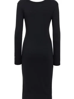 Chill Knit Tight Long-Sleeve Midi dress