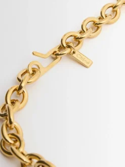 Cintura in ottone con logo