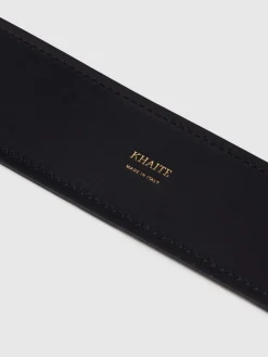 Cintura Theo in pelle stampa pitone 5cm