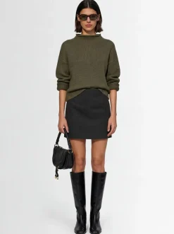 Coci wool mini skirt