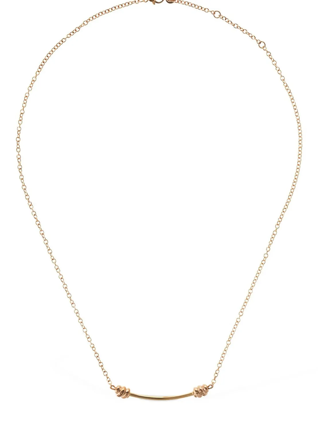 Collana lunga Nodo in oro rosa 9kt