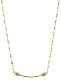 Collana lunga Nodo in oro rosa 9kt