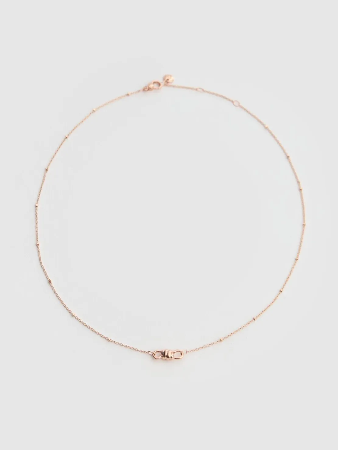 Collana Nod in oro rosa 9kt