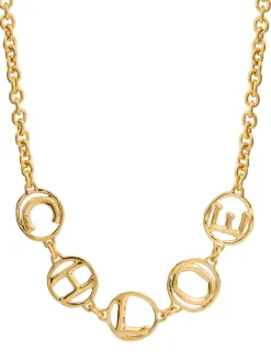 Collana Script con logo cerchiato