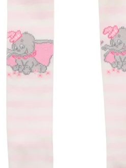Collant in misto cotone con stampa Dumbo