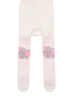 Collant in misto cotone con stampa Dumbo