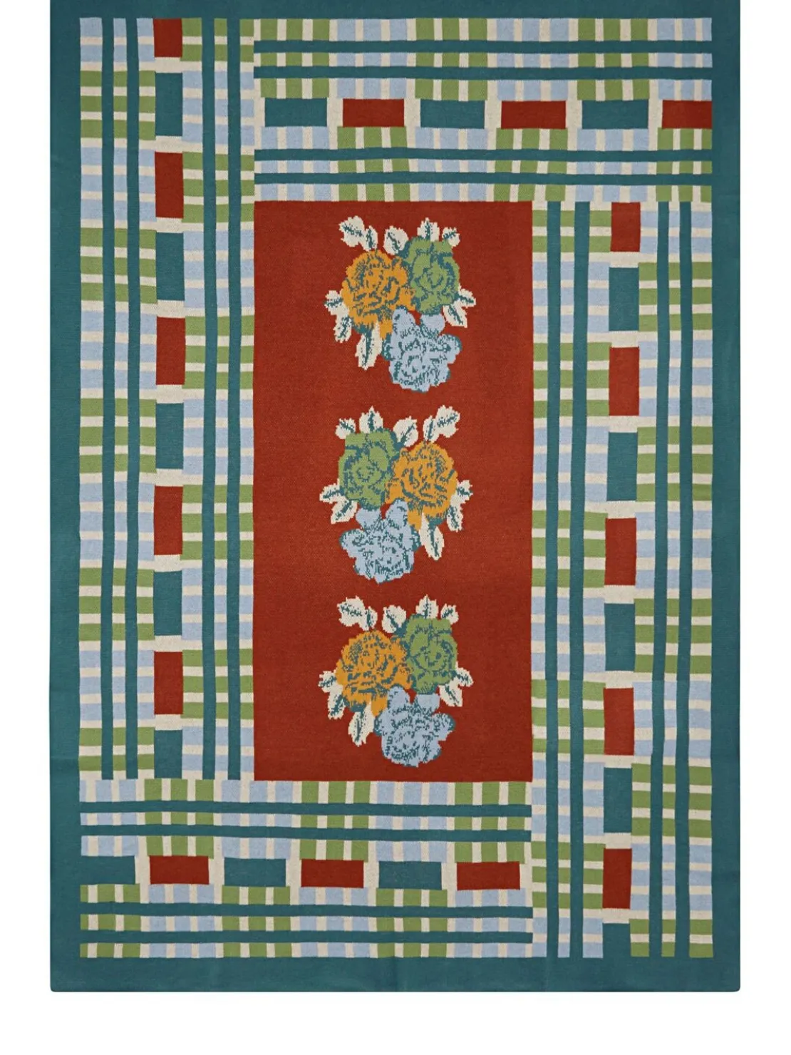 Coperta Ankara Rust Plumbago