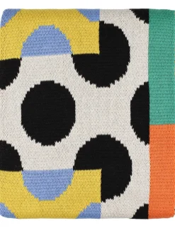 Coperta in maglia a pois