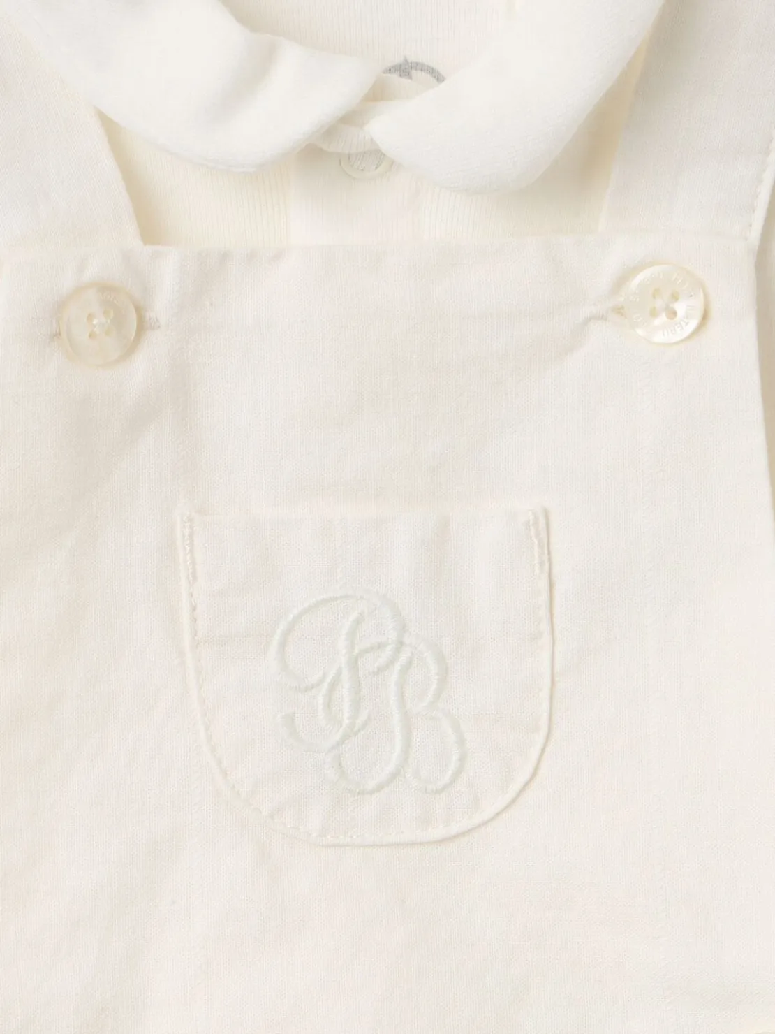 Cotton blend bodysuit & overalls