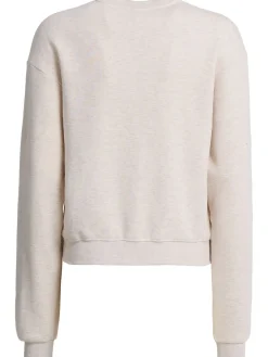 Cotton blend classic crewneck sweatshirt