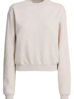 Cotton blend classic crewneck sweatshirt