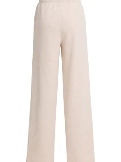 Cotton blend classic straight leg pants