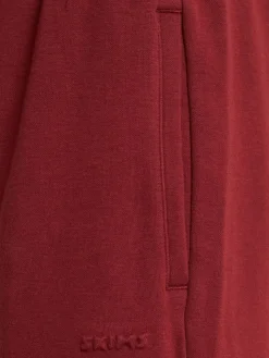 Cotton blend classic straight leg pants