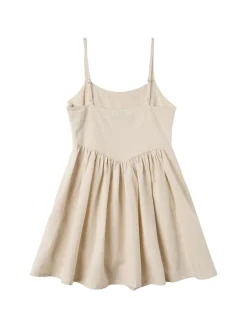 Cotton blend dress
