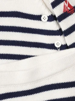 Cotton blend knit sweater & pants
