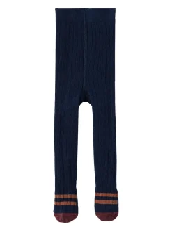 Cotton blend knit tights