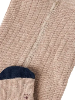 Cotton blend knit tights