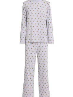 Cotton blend pajama set