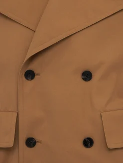 Cotton blend trench coat