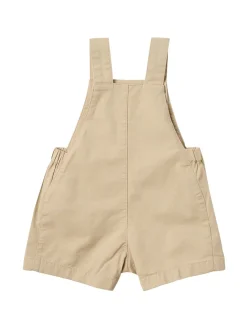 Cotton blend twill overalls