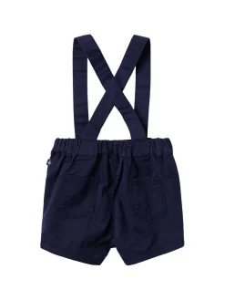 Cotton chambray overalls