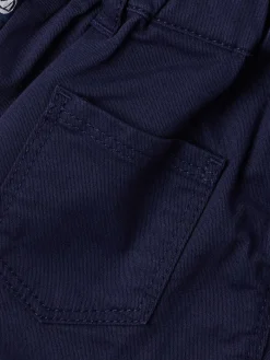 Cotton chambray overalls