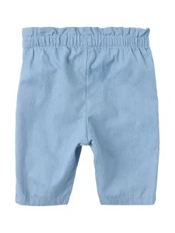Cotton chambray pants