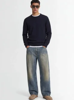 Cotton crewneck sweater