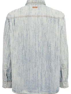 Cotton denim shirt