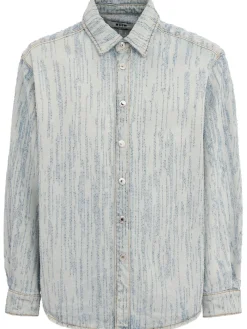 Cotton denim shirt