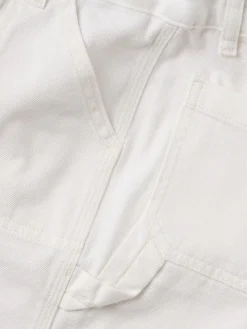 Cotton denim shorts