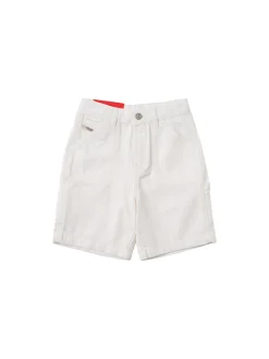 Cotton denim shorts