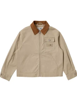 Cotton gabardine jacket