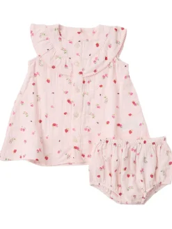 Cotton jersey top & shorts