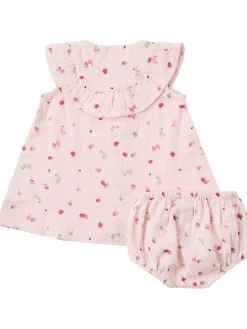 Cotton jersey top & shorts