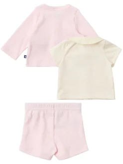 Cotton jersey t-shirt, cardigan & pants