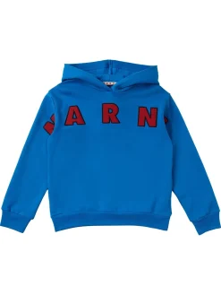 Cotton logo sweatshirt hoodie