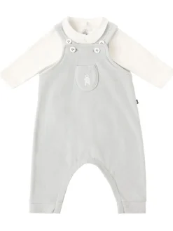 Cotton overalls & bodysuit