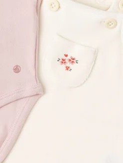 Cotton overalls & bodysuit