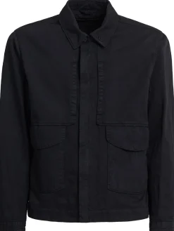 Cotton & poly overshirt
