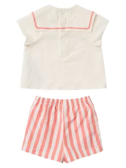 Cotton poplin shirt & shorts
