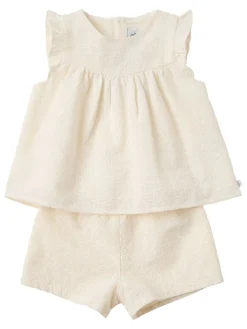 Cotton poplin shirt & shorts