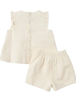 Cotton poplin shirt & shorts