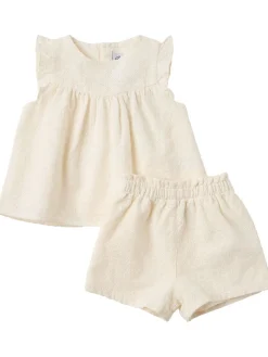 Cotton poplin shirt & shorts