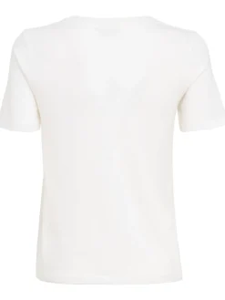 Cotton t-shirt w/ passion fruit print
