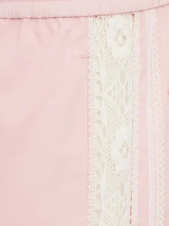 Cotton wide pants
