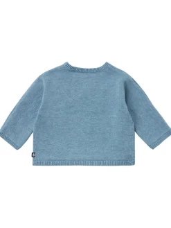 Cotton & wool knit cardigan