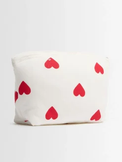 Cotton zip pouch