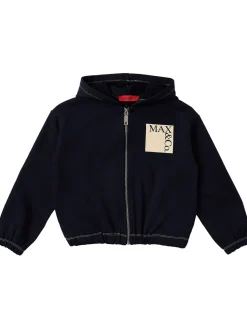 Cotton zip-up hoodie